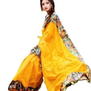 Magic new saree Half Silk Saree